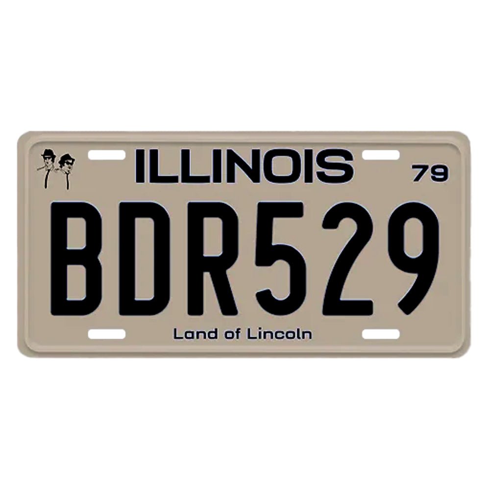 【予約商品】 BLUES BROTHERS ブルースブラザーズ (公開 45周年 ) - BLUESMOBILE LICENSE PLATE / インテリア置物 - PGS